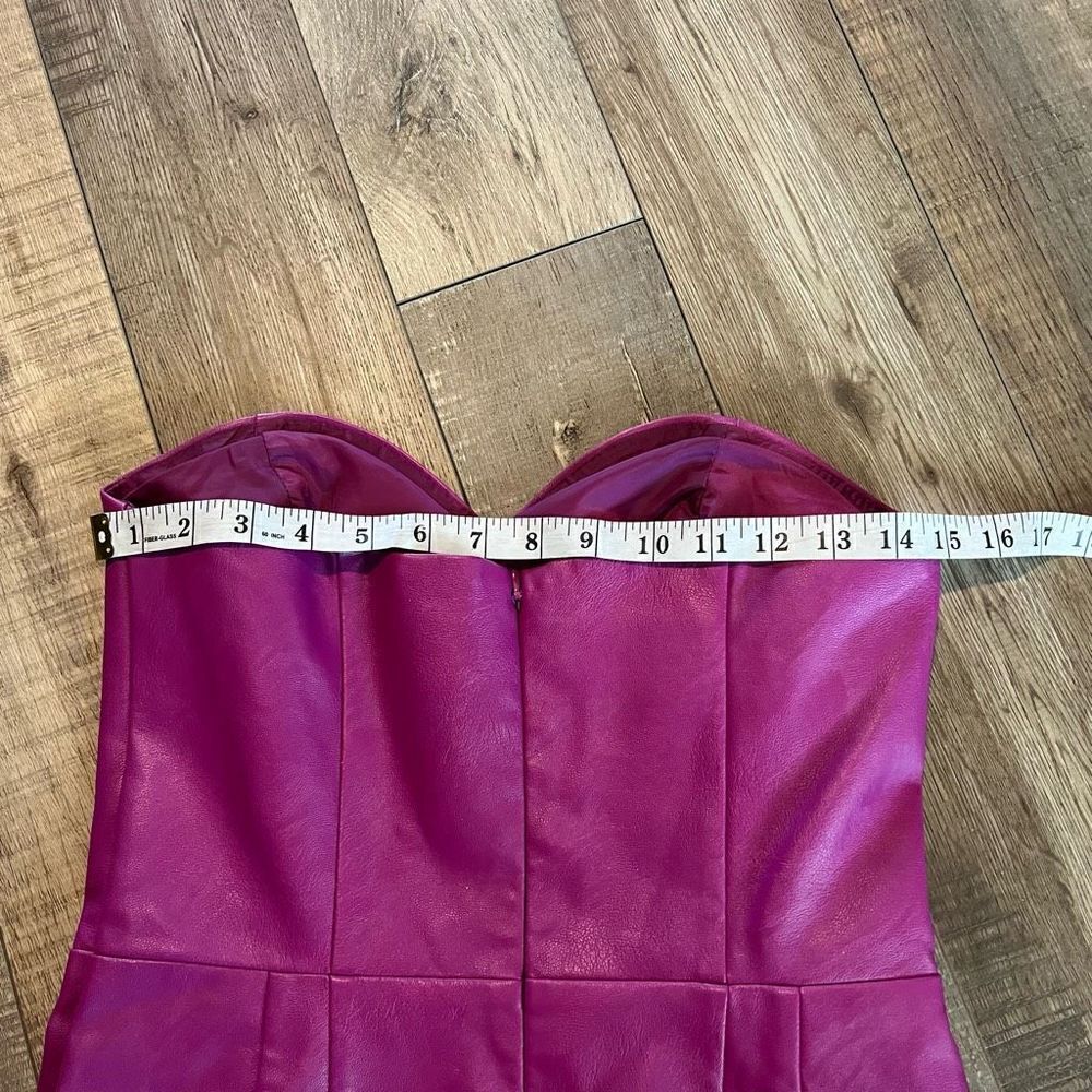 TopShop Bandeau Mini Dress Purple size 6 - Picture 4 of 11